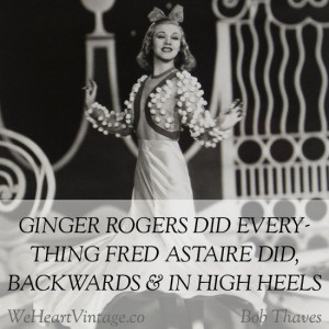 Ginger Rogers quote