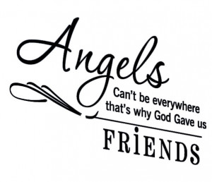 ... God Gave Us Friends home decoration wall art decals quote living room