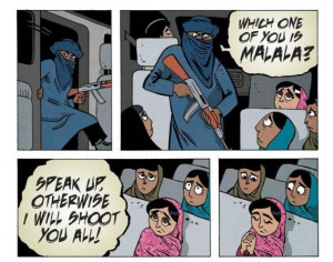 Malala's story in illustration!