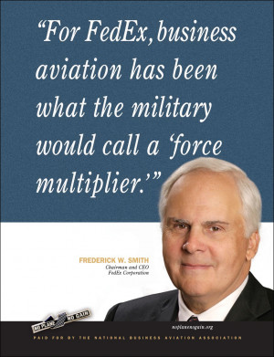 For FedEx, business aviation has been what the military would call a ...