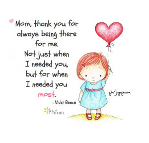 , thank you for always being there for me. Not just when I needed you ...