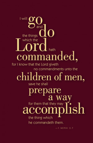 June 2012’s scripture the LDS Primary children will be memorizing.