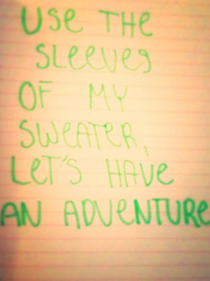 Sweater Weather Song Quote
