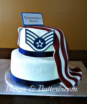 Air Force Staff Sergeant Promotion Cake