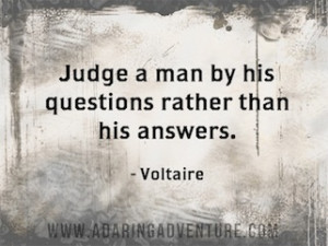 For example, look at the awesome quote from Voltaire: