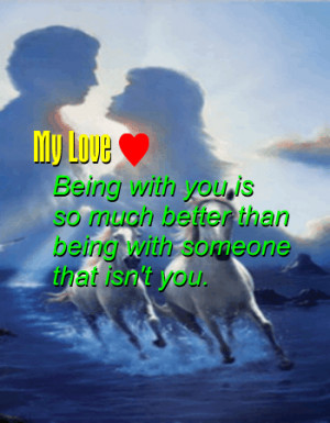Show your love and affection to your love by sending this love ecard.