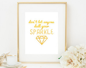 ... , Inspirational Print, Custom Print, Diamond Print, Gold Foil Quote