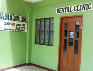 ABAD Dental Clinic... Ummm...hope the name doesn't say it all.