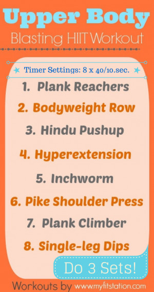 HIIT Upper Body Workout