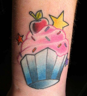 cupcake tattoos coming…, do you want to eat these cute cupcake now ...
