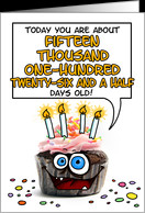 Happy birthday - 41 years old card - Product #277589