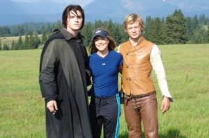 fuckyeahmurtagh:cwhroswell:Garrett and Ed with Melissa (stunt double ...