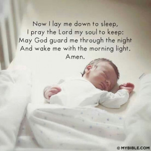 Now I Lay Me Down To Sleep