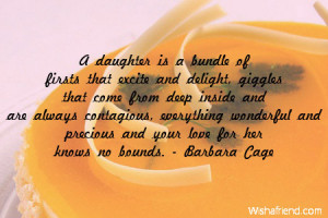 daughter is a bundle of firsts that excite and delight, giggles that ...