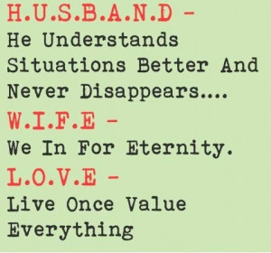 Wife Quotes To Husband ~ Husband And Wife Love Quotes | 3NTER