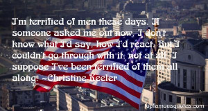 Favorite Christine Keeler Quotes