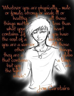 Jem Carstairs I just read this part. James Carstairs is truly amazing.