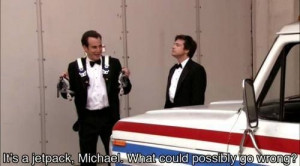 Arrested Development - Gob has a jetpack