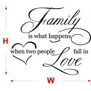 Home > Two People Fall In Love - Vinyl Wall Quote