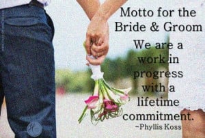 Bride and groom quotes