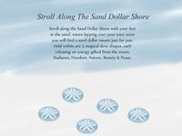 Stroll along the Sand Dollar Shore with your feet in the sand, waves ...