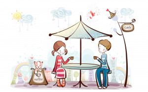 Valentine's day Wallpaper - Valentine's Day Cartoon - Valentine's Day ...