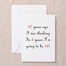 39th Birthday Math Greeting Card for