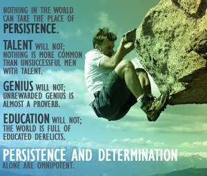 Persistence ALWAYS pays off!