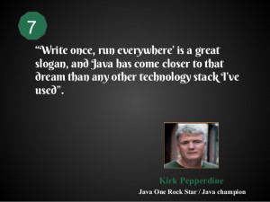 Java Programmer Quotes Kirk pepperdine java one rock