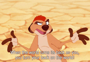 Timon And Pumbaa Quotes From The Lion King World · the lion king