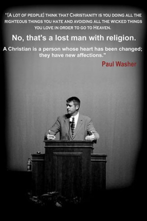 Truth from Paul Washer. i suggest that every one takes time to listen ...