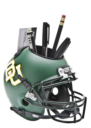 Reviewing: Baylor Bears Alternate GREEN MATTE Mini Helmet Desk Caddy ...