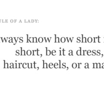 classy, hair, know, man, rule of a lady, rules of being a lady, short