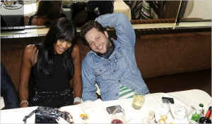 EARLY ACCESS Mr. Blasberg with Naomi Campbell in South Beach in ...