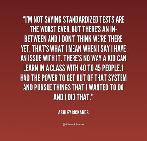 Quotes About Standardized Testing
