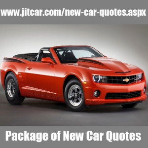 Package of New Car Quotes #CarQuotes