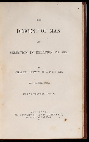 DARWIN DESCENT OF MAN QUOTES