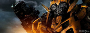 Bumblebee In Transformers 2 facebook cover