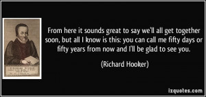 More Richard Hooker Quotes