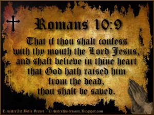 LinksterArt Bible Verses: Romans 10:9