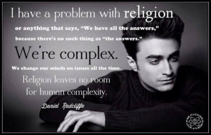 Daniel Radcliffe - Not just a great quote on religion but also a good ...