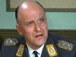 Colonel Klink from Hogan's Heroes, looking perplexed and a little ...