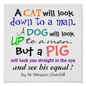 pig_quote_by_sir_winston_churchill_poster ...