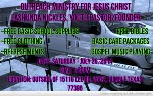 Free Items From Outreach Ministry