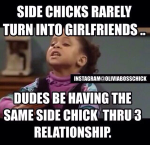 Side Chicks Be Like Quotes