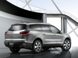 The two tone interior is typically Chevrolet. Leather seats and a ...