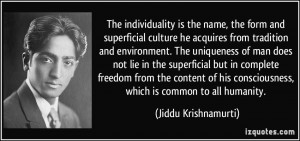 Krishnamurti Quotes Fear