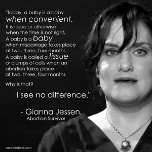Gianna Jessen was born with cerebral palsy because of a failed saline ...