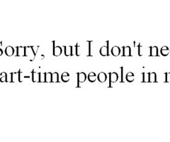 Tagged with no part-time people