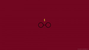 Minimalistic Harry Potter wallpaper for iPhone 4
